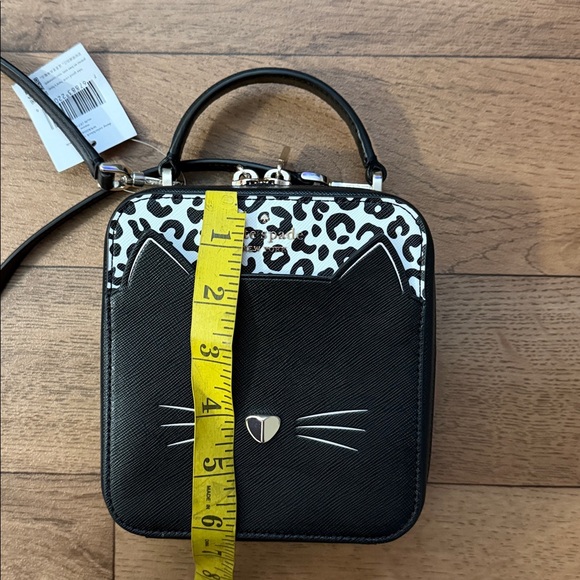 Kate Spade New York Meow Cat Daisy Vanity Crossbody Purse NWT Animal Print Rare - Picture 14 of 16